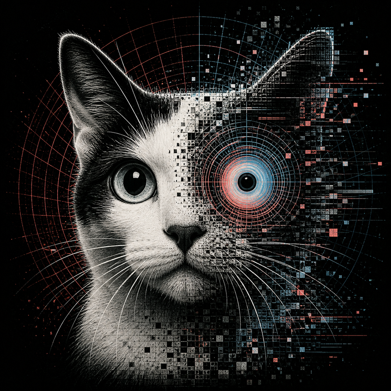 Glitch Cat artwork